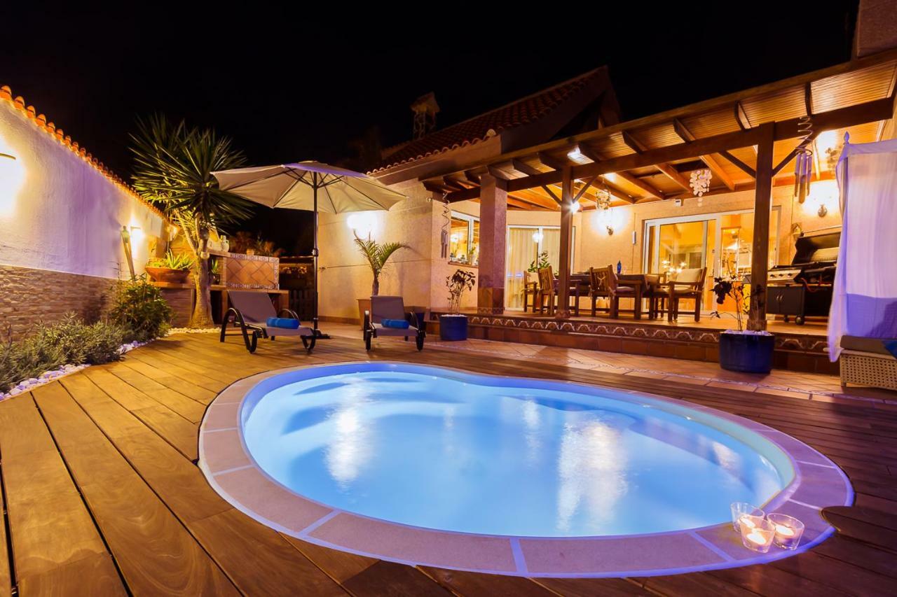 Villa Hibiscus Centrum Corralejo Beach Private Pool Family Exterior foto
